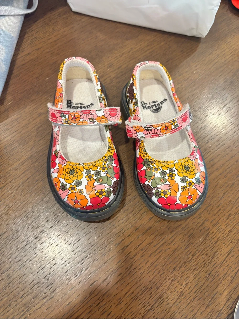 Dr Martens Children's Shoes Mary Jane Tully Pink Vintage Garde
